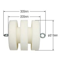 エスコ φ200mm 通線ロッド用スポンジ EA597BJ-52 1個（直送品）