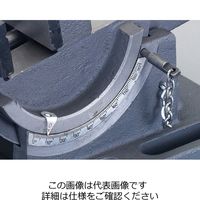 エスコ 100mm アングルバイス(半円形) EA525DF-2 1個（直送品）