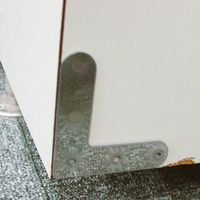 エスコ 75x 75x17.5mm 横隅金(ステンレス製/10個) EA951EB-45 1セット(40個:10個×4袋)（直送品）