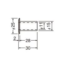エスコ 300mm/11mm穴 落し受金(ステンレス製) EA951LP-0 1セット(5個)（直送品）