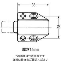 エスコ 36mm マグキャッチ(白) EA951MA-11 1セット(10個)（直送品）