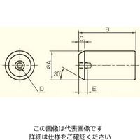 エスコ 12x34mm/M5 ストレートピン EA949RJ-14 1セット(5個)（直送品）