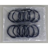 エスコ Pー 7 オーリング (フッ素ゴム/10個)(運動用) EA423RF-7 1セット(100個:10個×10袋)（直送品）