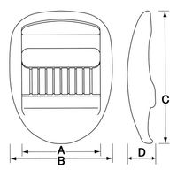 エスコ 30mm アジャスター(プラスチック製・5個) EA628RM-30 1セット(150個:5個×30袋)（直送品）
