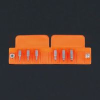 エスコ 191x 38mm ドライバービット袋(8ポケット) EA509-11 1セット(30枚)（直送品）