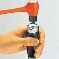 エスコ #3 x150mm [+]ドライバー(貫通型・木柄) EA557DM-3 1セット(4本)（直送品）