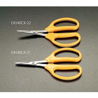 エスコ 155mm ぶどう摘果はさみ(直刃) EA540CX-21 1セット(4個)（直送品）