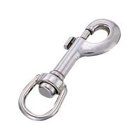 エスコ 123mm スイベル Eye スナップ EA638AG-14 1セット(3個)（直送品）