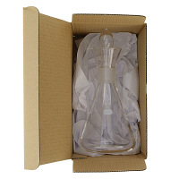 柴田科学 よう素フラスコ 栓付 500mL 010640-500 1個 61-4408-88（直送品）