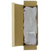 柴田科学 分液ロート スキーブ形 PTFEコック付 50mL 014260-50 1個 61-4410-02（直送品）