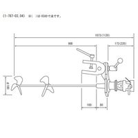 アズワン エアー撹拌機 80~550rpm(無段階) 1-787-04 1台（直送品）