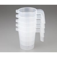 日本メデカルサイエンス 計量カップ 500mL スペースレス 1-2922-01 1個（直送品）