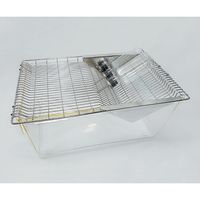 シナノ製作所 マウス飼育ケージ 276×445×204mm SN-805 1式 1-3352-04（直送品）