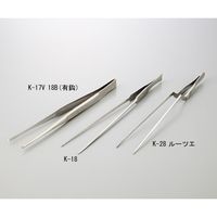 幸和ピンセット工業 ピンセット (有鈎) Kー17V 13B 1本 1-9749-36（直送品）