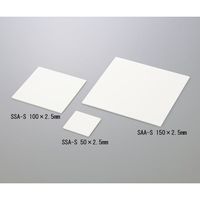 ニッカトー 焼成用セッター (アルミナ SSAーS) 50×2.5mm SSA-S 50x2.5mm 1枚 1-8321-01（直送品）