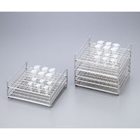 アズワン チューブラック(ステンレス製) 5本×5列収納可 SR-25 1個 2-4126-01（直送品）