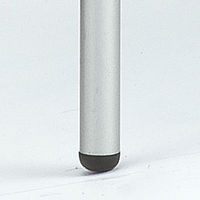 河淳　樹脂製パブリックチェア　タルダチェア　シルバーメタリックフレーム　レッド　（直送品）