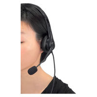 バッファロー ヘッドセット 両耳ヘッドバンド式 半密閉タイプ ノ BSHSH07BK 1個