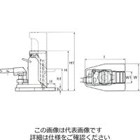 エスコ 2.0ton/16ー129mm 爪付ジャッキ EA993LV-2 1台（直送品）