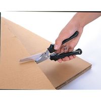 エスコ 215mm 万能はさみ(バネ付/ステンレス製) EA540HF-2 1セット(3本)（直送品）