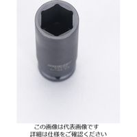 エスコ 1/2”DR/10ー27mm ディープインパクトソケット EA164DZ-6 1組（直送品）