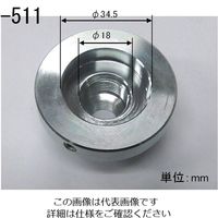 エスコ [EA576Fー51，ー52用]φ2ー50mm 革ポンチチャック EA576F-511 1個（直送品）