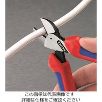 エスコ 160mm コンパクトニッパー(グリップ付/XーCUT) EA536KD-1 1丁（直送品）