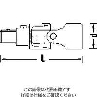 エスコ 3/8”DR/60mm ユニバーサルジョイント(ロッキング機能) EA617YR-26 1個（直送品）
