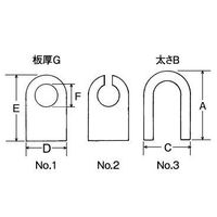 エスコ 450mm 丸棒貫抜(鉄製/溶接用) EA951B-62 1セット(3個)（直送品）