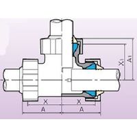 エスコ 32A チーズ(3管種用メカニカル継手) EA469HD-32 1個（直送品）