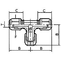 コクゴ ユニオンティ インチサイズ 60ー6.3UTーP 1個 03-019-10（直送品）