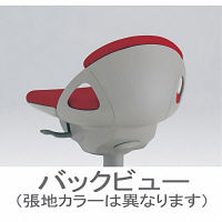 イトーキ プレーゴ スーパーローバック 脚掛付 肘なし キャスター脚 座面回転 ダルバイオレット KZ-493DL-W4V6（直送品）