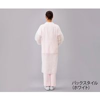 アズワン プロシェア・アイソレーションガウン(面ファスナー) ホワイト 1枚/袋×50袋入 8-7837-04 1箱(50枚)（直送品）