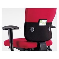 スチールケース　LetsB　オフィスチェア　ミドルバック　肘付　クリムゾン　LBA-1VM(6205/J502)　1脚　（直送品）