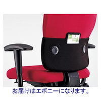 スチールケース　LetsB　オフィスチェア　ミドルバック　肘付　エボニー　LBA-1VM(6205/J501)　1脚　（直送品）