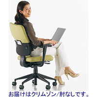 スチールケース　LetsB　オフィスチェア　ミドルバック　肘無し　クリムゾン　LBA-2VM(6205/J502)　1脚　（直送品）