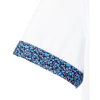 ボンマックス メンズ吸水速乾ポロシャツ（花柄A） ホワイト 3L FB5024M-15（直送品）