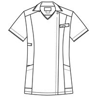 フォーク 7024SCー2 サックス 4L 1枚　スクラブ（直送品）