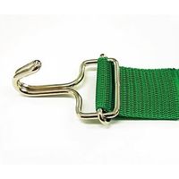 エスコ 38mm フック(スチール製/5個) EA628RT-638 1セット(50個:5個×10袋)（直送品）