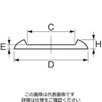 エスコ 71.5mmキャスター用受け皿(黒/4個) EA986TS-3 1セット(40個:4個×10袋)（直送品）