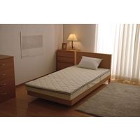 アイリスオーヤマ 敷き布団 セミダブル 高反発 洗える スタンダード 寝具 介護 エアリー敷きパッド 厚さ3.5cm PAR-SD（直送品）