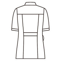 住商モンブラン ナースジャケット 半袖 白 L 73-1940 1枚　白衣