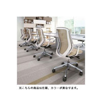 C687BW FSF1|オカムラ シルフィー ハイバック 布張 白ボディ アルミ脚 可動肘 ブラック 1脚（直送品）