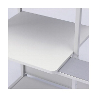 サンワサプライ　パソコンラック　幅650×奥行610×高さ1150mm　上棚奥行400mm　RAC-EC34　1台　（直送品）