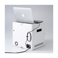 サンワサプライ　iPad・タブレット収納キャビネット　（10台収納）　ホワイト　縦収納タイプ　1台　（直送品）