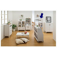 白井産業 レトロア レトロモダン風クッキングストッカー ホワイト（直送品）