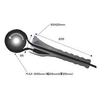エスコ 20ー160mm/205mm ベルトレンチ EA546YK-1 1セット(4本)（直送品）