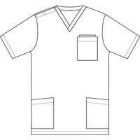 アイトス ニットスクラブ(男女兼用) 861401 1枚　スクラブ（直送品）