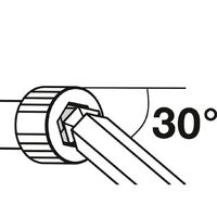 エスコ 9/64”x125mm [Ball Hexagon]キーレンチ EA573CL-7 1セット(5本)（直送品）