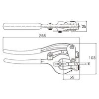 エスコ ハンドパンチャーセット EA576TA 1セット（直送品）